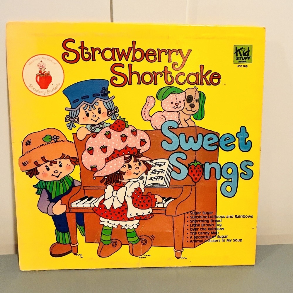 Strawberry Shortcake Sweet Songs Kid Stuff Record KSS166 1980 Vinyl LP